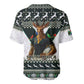 South Africa Christmas Rugby Baseball Jersey Springboks Mascot Mix African Pattern