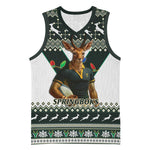 South Africa Christmas Rugby Basketball Jersey Springboks Mascot Mix African Pattern LT15