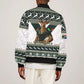 South Africa Christmas Rugby Bomber Jacket Springboks Mascot Mix African Pattern