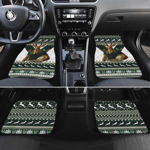 South Africa Christmas Rugby Car Mats Springboks Mascot Mix African Pattern