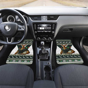 South Africa Christmas Rugby Car Mats Springboks Mascot Mix African Pattern