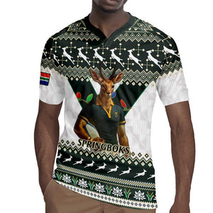 South Africa Christmas Rugby Rugby Jersey Springboks Mascot Mix African Pattern