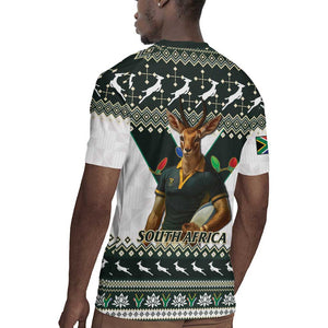 South Africa Christmas Rugby Rugby Jersey Springboks Mascot Mix African Pattern