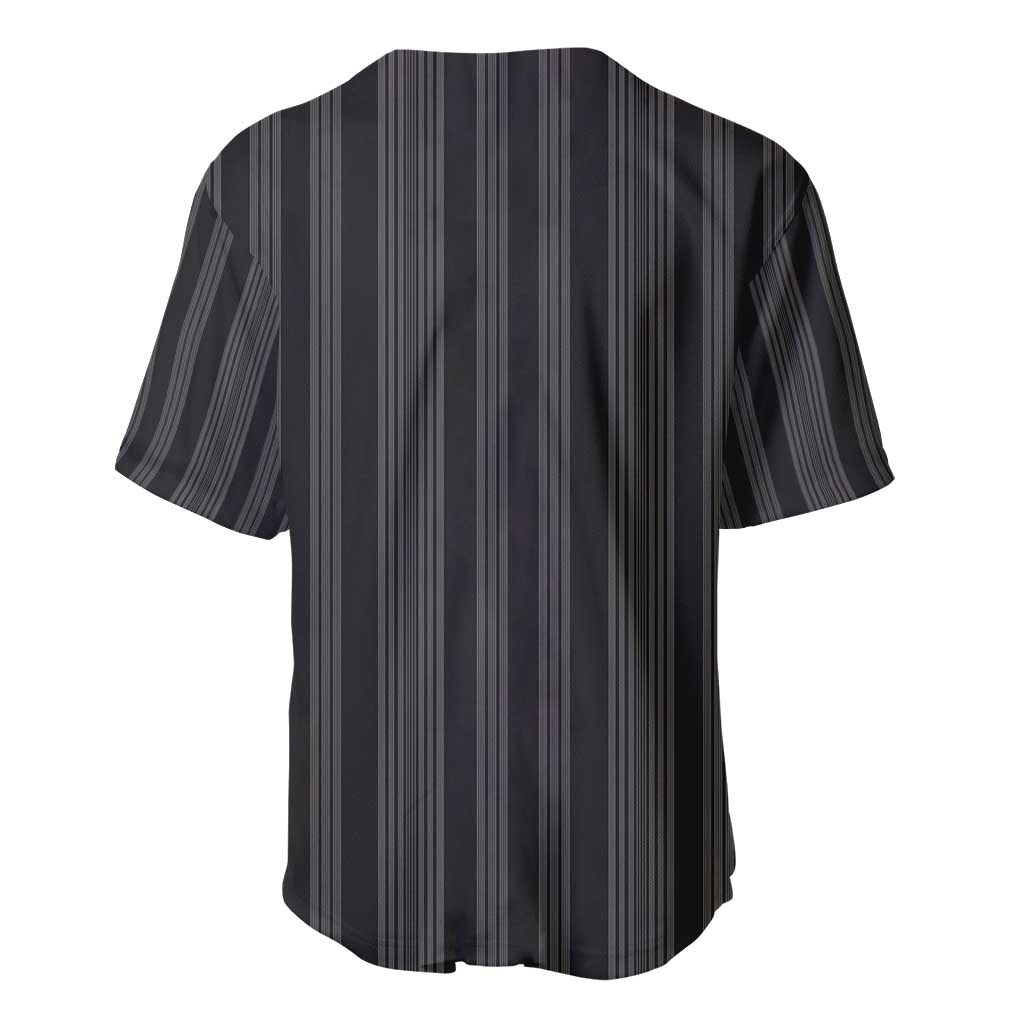 Liberia Kpelle Ethnic Heritage Pattern - Black Baseball Jersey - African Pride