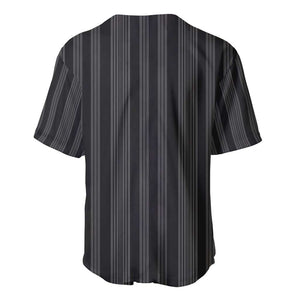 Liberia Kpelle Ethnic Heritage Pattern - Black Baseball Jersey - African Pride