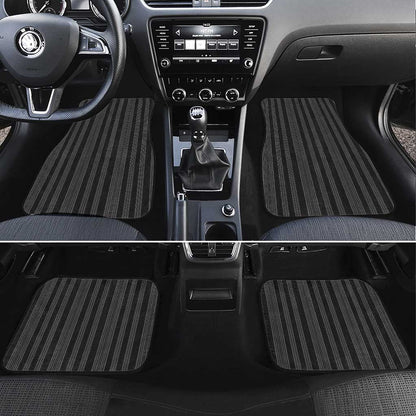 Liberia Kpelle Ethnic Heritage Pattern - Black Car Mats - African Pride