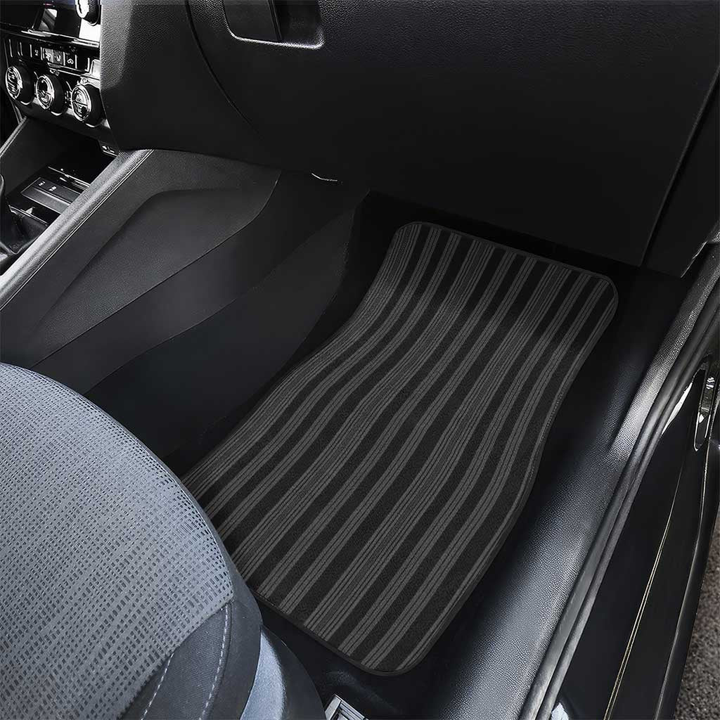 Liberia Kpelle Ethnic Heritage Pattern - Black Car Mats - African Pride