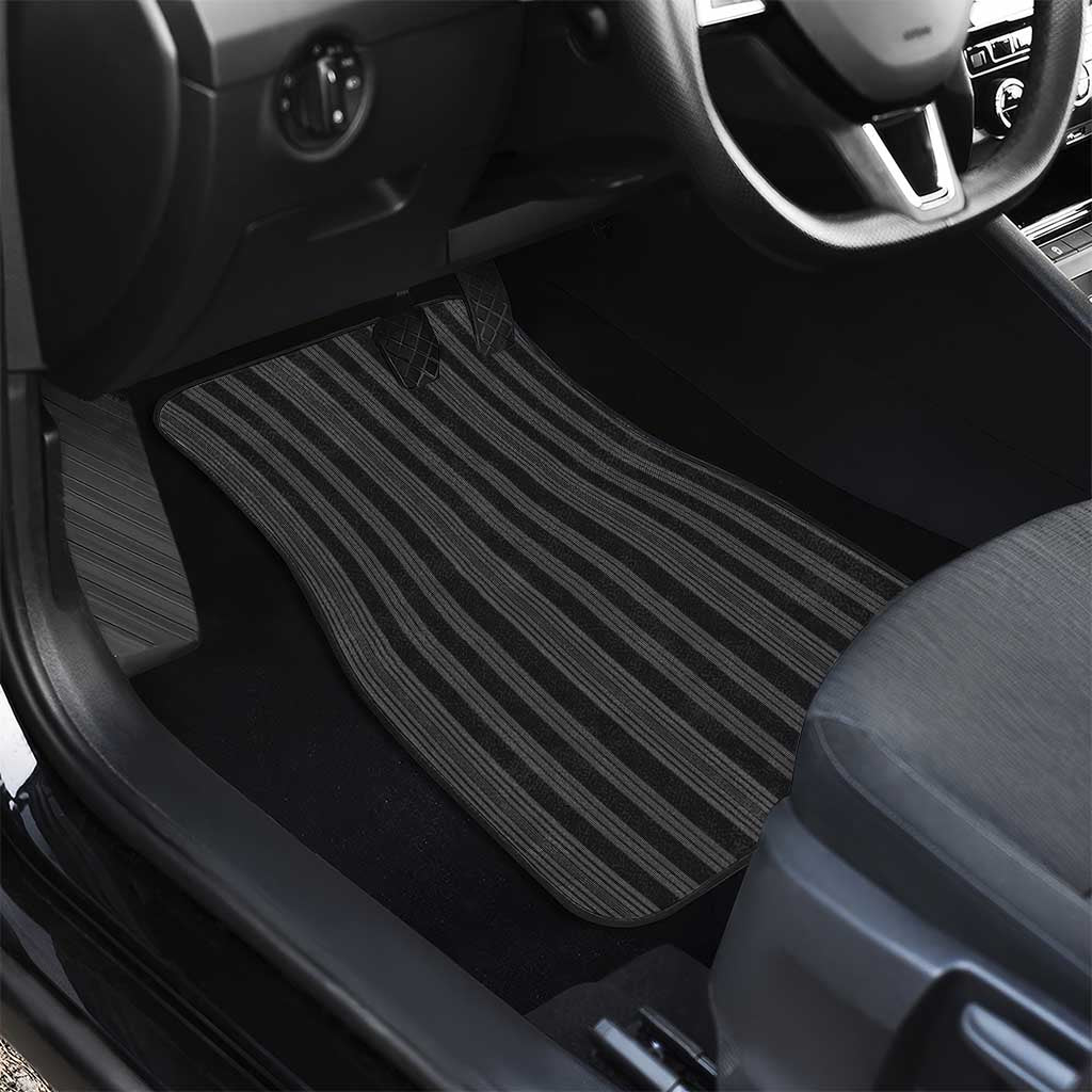 Liberia Kpelle Ethnic Heritage Pattern - Black Car Mats - African Pride
