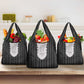 Liberia Kpelle Ethnic Heritage Pattern - Black Grocery Bag - African Pride