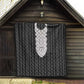 Liberia Kpelle Ethnic Heritage Pattern - Black Quilt - African Pride