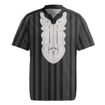 Liberia Kpelle Ethnic Heritage Pattern - Black Rugby Jersey - African Pride