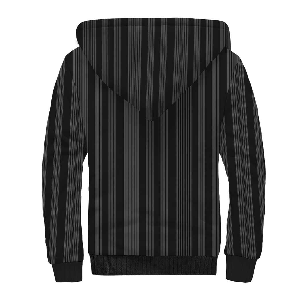 Liberia Kpelle Ethnic Heritage Pattern - Black Sherpa Hoodie - African Pride