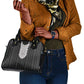 Liberia Kpelle Ethnic Heritage Pattern - Black Shoulder Handbag - African Pride