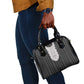 Liberia Kpelle Ethnic Heritage Pattern - Black Shoulder Handbag - African Pride