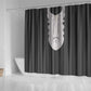 Liberia Kpelle Ethnic Heritage Pattern - Black Shower Curtain - African Pride