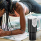 Liberia Kpelle Ethnic Heritage Pattern - Black Tumbler With Handle - African Pride