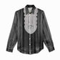 Liberia Kpelle Ethnic Heritage Pattern - Black Women Casual Shirt - African Pride