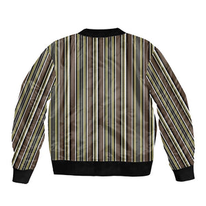 Liberia Kpelle Ethnic Heritage Pattern - Brown Bomber Jacket - African Pride