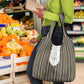 Liberia Kpelle Ethnic Heritage Pattern - Brown Grocery Bag - African Pride