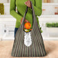 Liberia Kpelle Ethnic Heritage Pattern - Brown Grocery Bag - African Pride