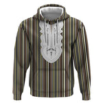 Liberia Kpelle Ethnic Heritage Pattern - Brown Hoodie - African Pride