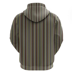 Liberia Kpelle Ethnic Heritage Pattern - Brown Hoodie - African Pride