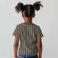 Liberia Kpelle Ethnic Heritage Pattern - Brown Kid T shirt - African Pride