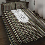 Liberia Kpelle Ethnic Heritage Pattern - Brown Quilt Bed Set - African Pride