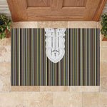 Liberia Kpelle Ethnic Heritage Pattern - Brown Rubber Doormat - African Pride