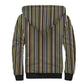 Liberia Kpelle Ethnic Heritage Pattern - Brown Sherpa Hoodie - African Pride