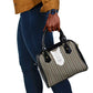 Liberia Kpelle Ethnic Heritage Pattern - Brown Shoulder Handbag - African Pride
