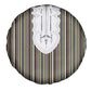 Liberia Kpelle Ethnic Heritage Pattern - Brown Spare Tire Cover - African Pride