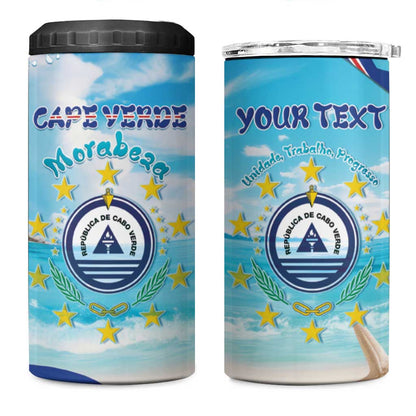 Cape Verde Morabeza 4 in 1 Can Cooler Tumbler Paradise Ocean - African Pride