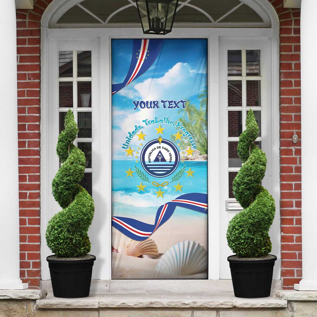 Personalized Cape Verde Morabeza Door Cover Island Welcome