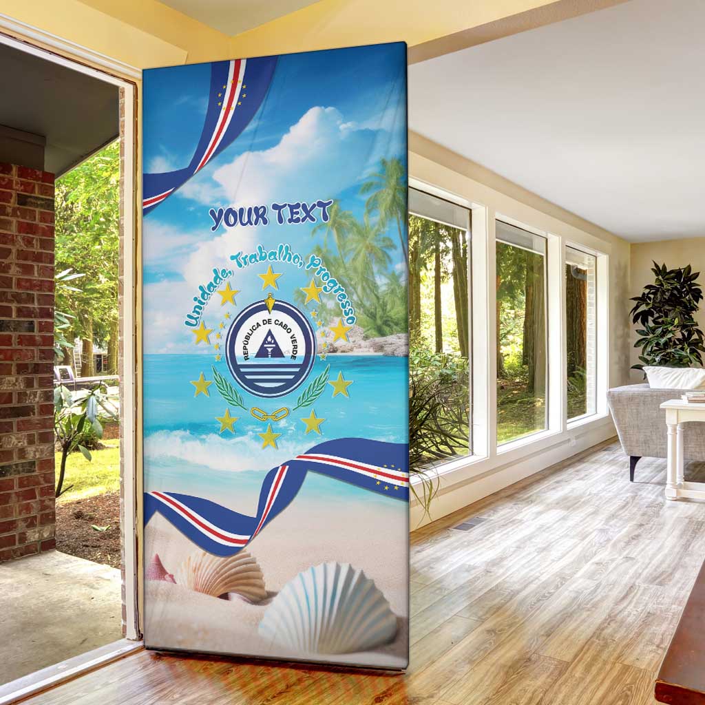 Personalized Cape Verde Morabeza Door Cover Island Welcome
