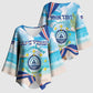 Personalized Cape Verde Morabeza Kimono Sleeve Blouse Island Welcome