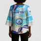 Personalized Cape Verde Morabeza Kimono Sleeve Blouse Island Welcome