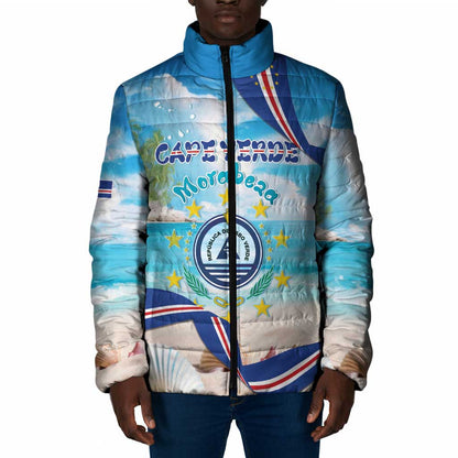Personalized Cape Verde Morabeza Padded Jacket Island Welcome