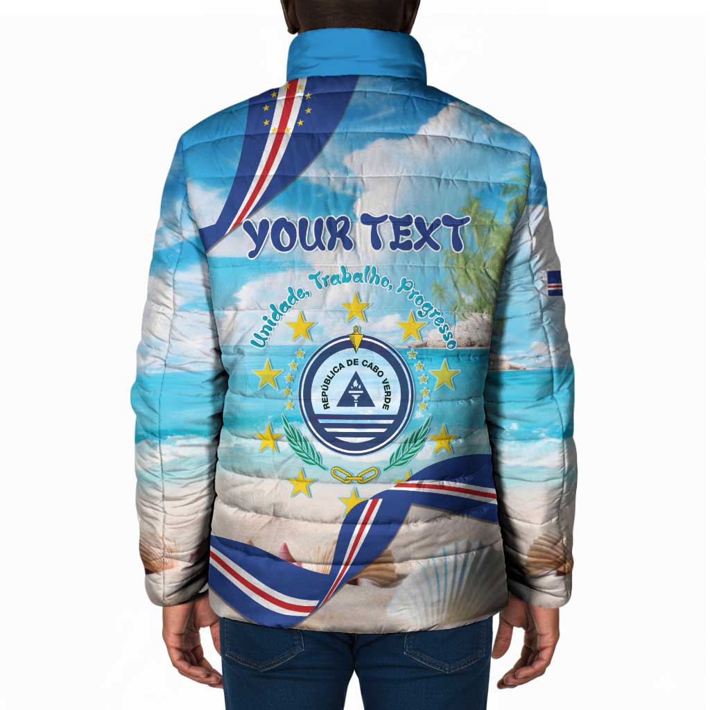 Personalized Cape Verde Morabeza Padded Jacket Island Welcome