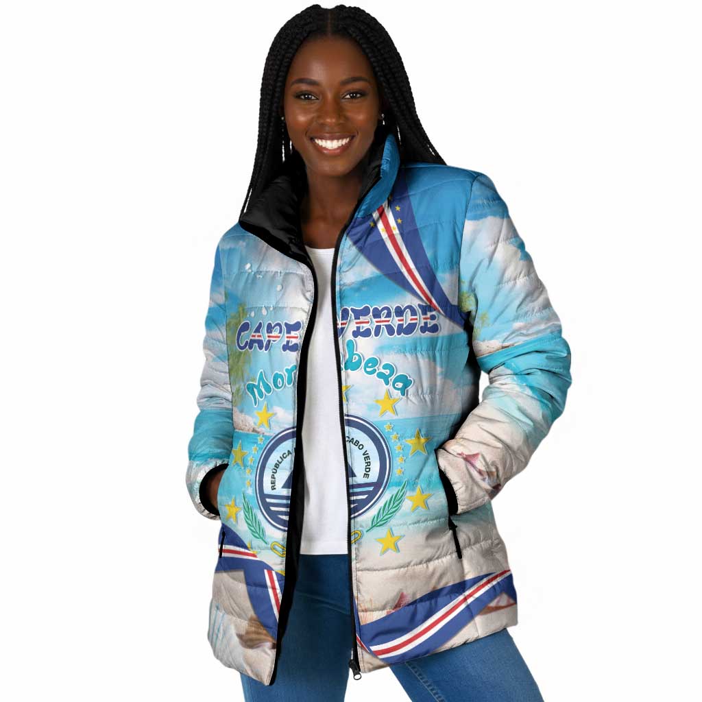 Personalized Cape Verde Morabeza Padded Jacket Island Welcome