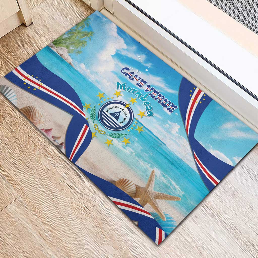 Cape Verde Morabeza Rubber Doormat Paradise Ocean - African Pride