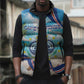 Personalized Cape Verde Morabeza Sleeveless Puffer Jacket Island Welcome