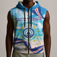 Cape Verde Morabeza Sleeveless Zip Hoodie Paradise Ocean - African Pride