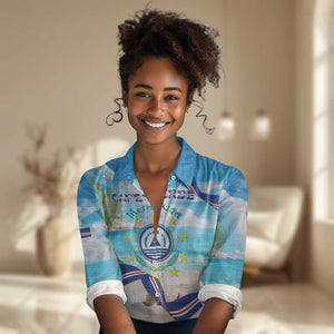 Cape Verde Morabeza Women Casual Shirt Paradise Ocean - African Pride
