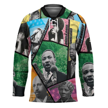 Civil Rights Leader Hockey Jersey Dream of Freedom