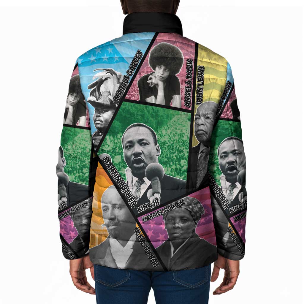 Civil Rights Leader Padded Jacket Dream of Freedom