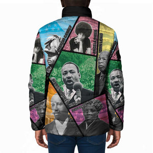 Civil Rights Leader Padded Jacket Dream of Freedom