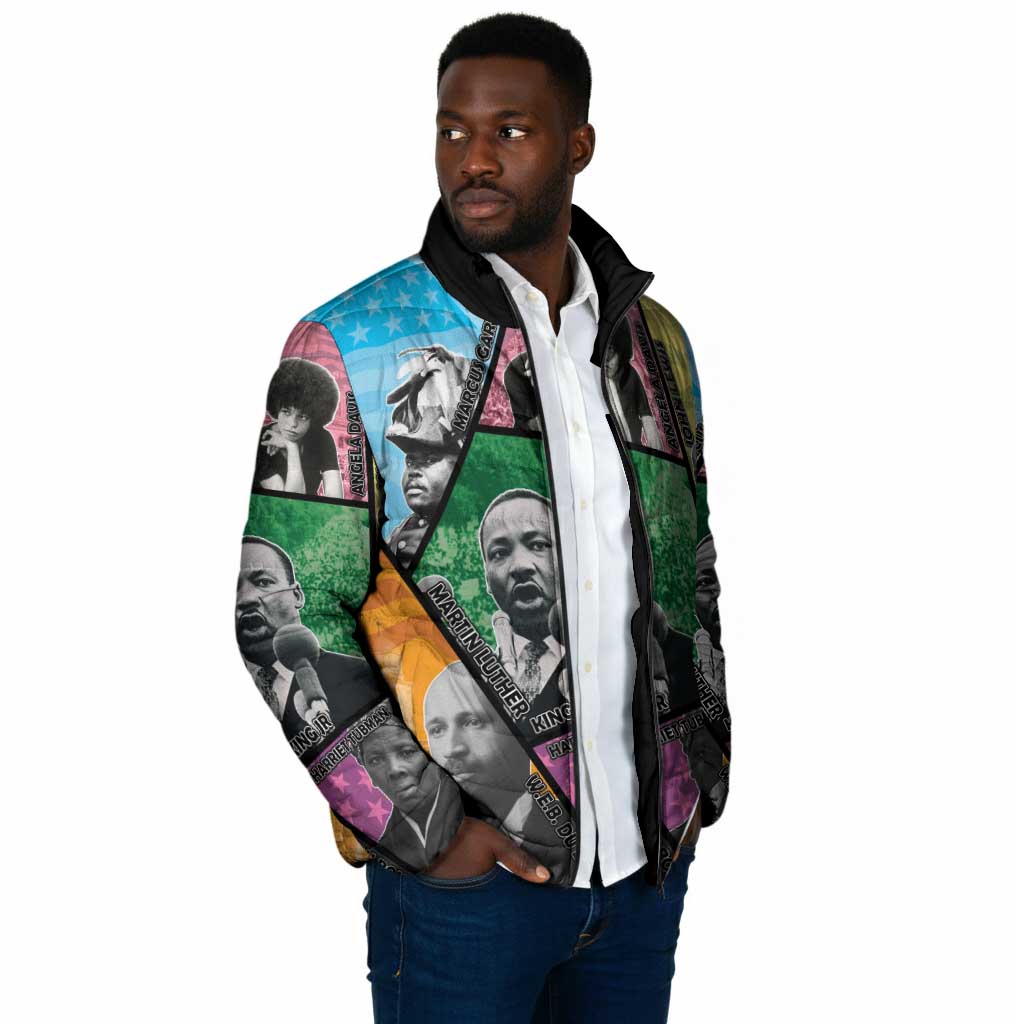 Civil Rights Leader Padded Jacket Dream of Freedom
