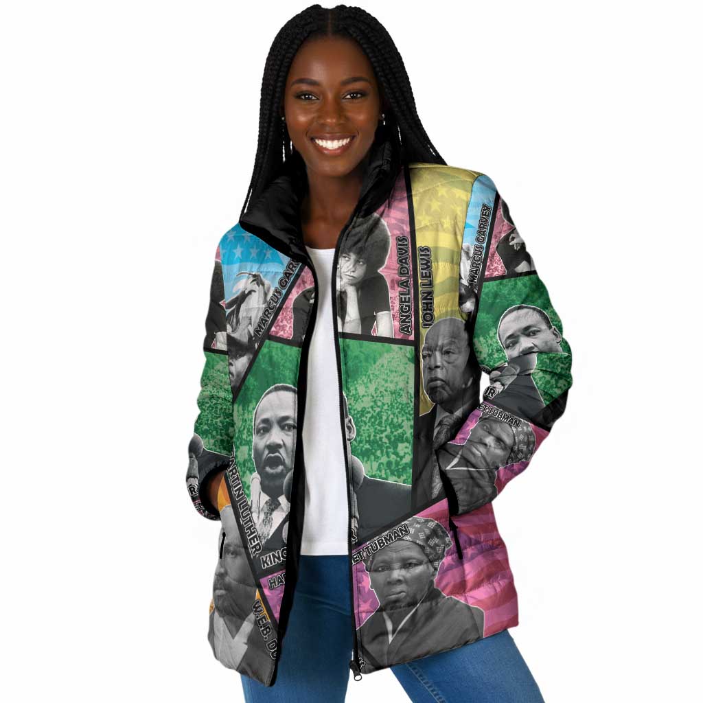 Civil Rights Leader Padded Jacket Dream of Freedom