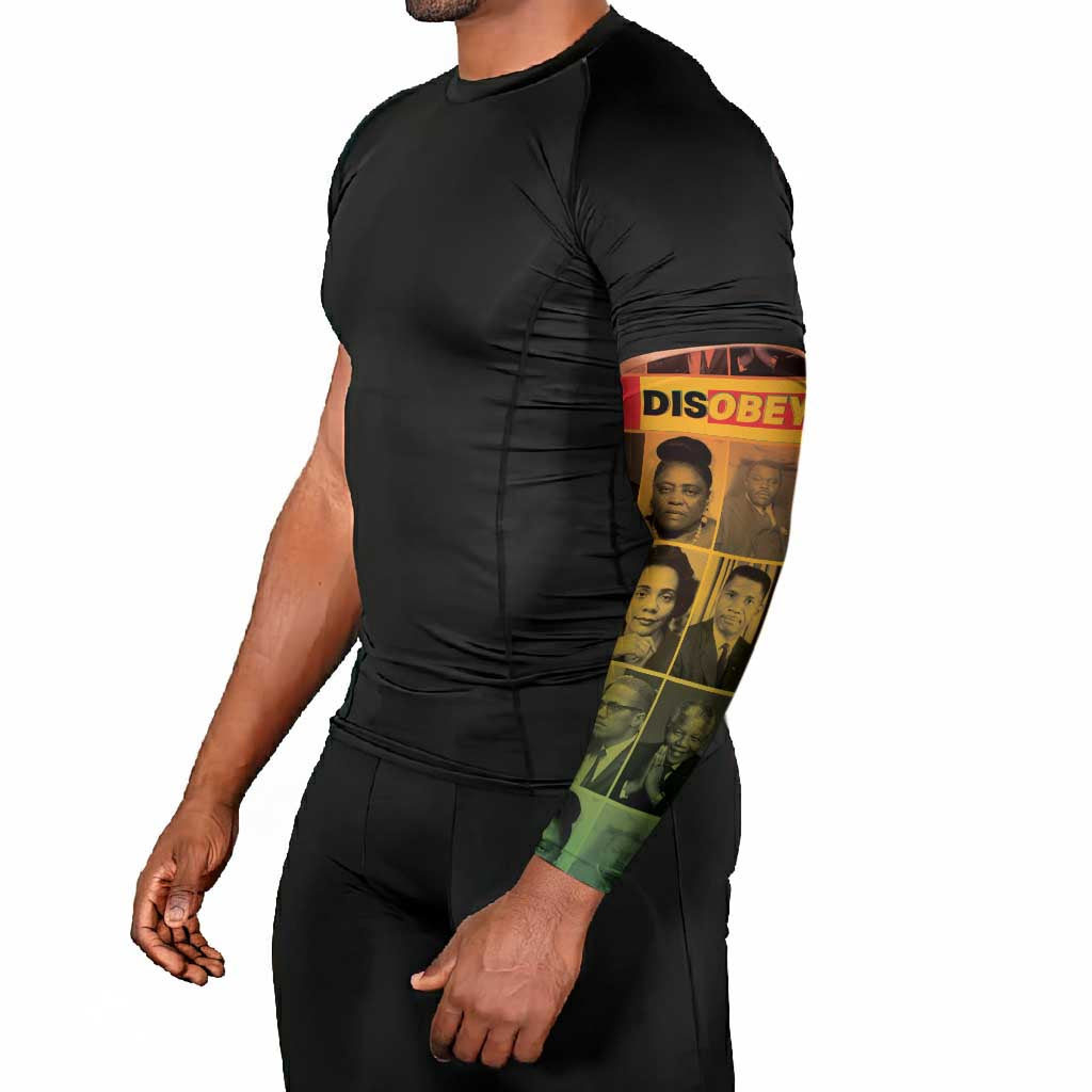 Disobey Black History Tribute Arm Sleeves Honoring the Civil Rights Legacy